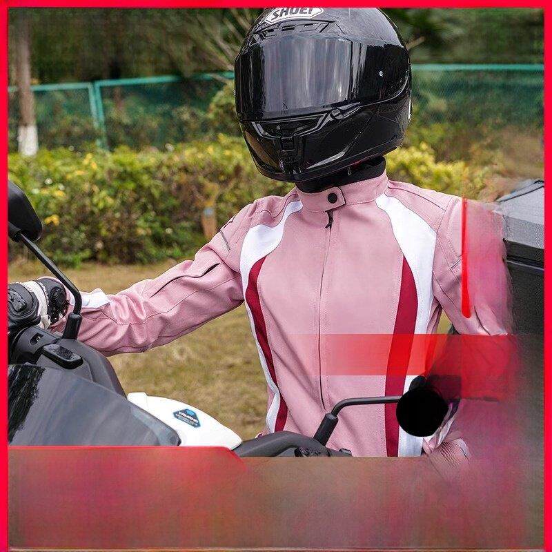 杜汉摩托车透气骑行服机车防摔通风赛车服防摔装备女款骑士服四季