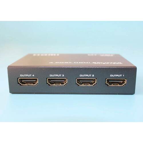 全新迈拓 MT-SP104M HDMI分配器 1进4出 一分四 高清1.4版分屏器