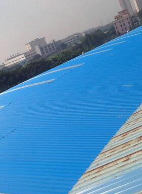 工V采购耐用蓝色P雨C波浪瓦车库棚厂房波413纹瓦pvc程塑料瓦厂家