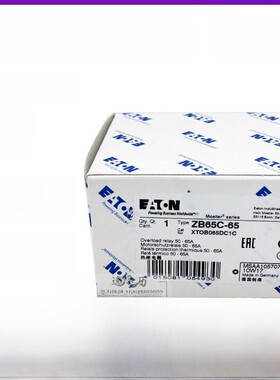 EATON伊顿穆勒ZB65C-65热过载继电器 50-65A XTOB065DC1C原装正品