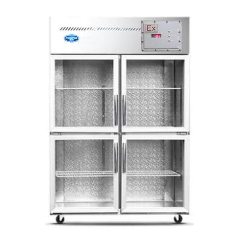 BL-900Ex不锈钢玻璃门防爆冰箱4门2门冷藏箱柜低温储存降温冰柜
