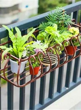 欧式田ASbk0011园风格款创意款阳艺栏台杆花架挂壁挂悬挂铁护栏式