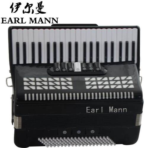 伊尔曼Earl Mann三排簧120贝斯41K专业手风琴黑色