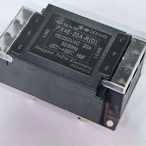 普鑫PX4E-20A-R(D塑胶一体成型卡导轨式固定端子台接线电源滤波器