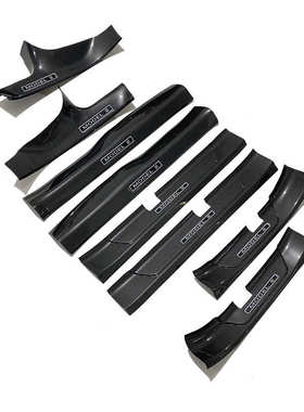 碳纤维焕改装3条专用迎宾槛model内门踏板护板model3+特斯拉 新后