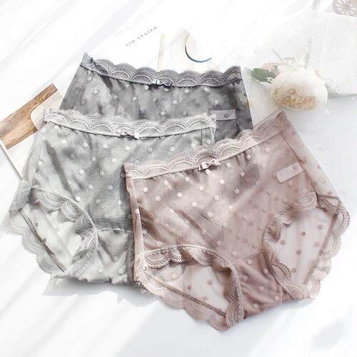 蕾丝薄女士三角内裤Lace thin sexy women