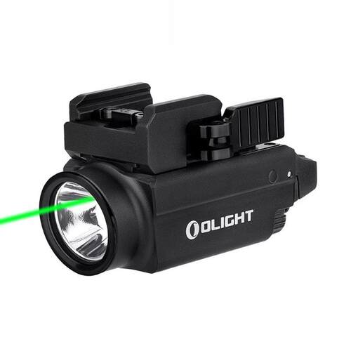 OLIGHT傲雷Baldr S 800流明白光+绿激光2合1紧凑战术下挂灯轨道灯