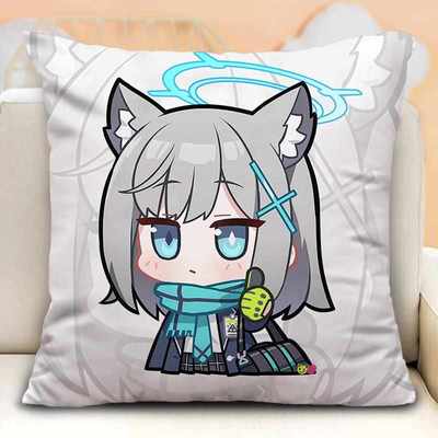 碧蓝档案周边抱枕蔚蓝档案小鸟游星野圣园未花砂狼白子定制靠枕头