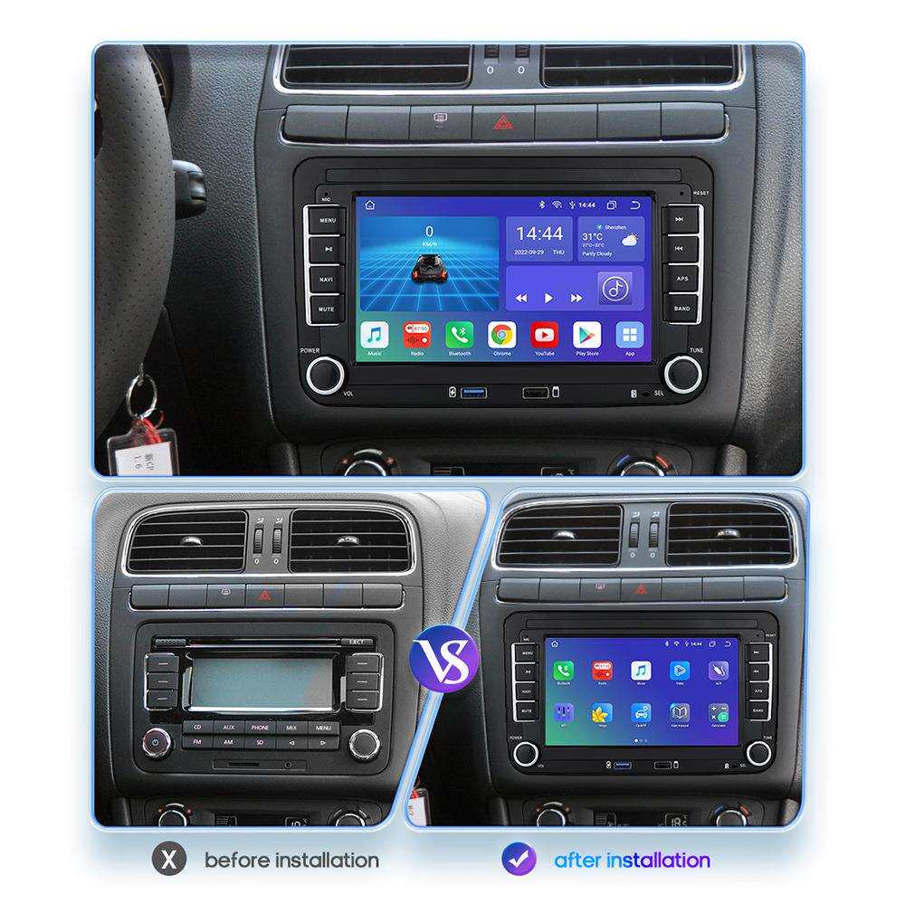 7寸适用大众宝来捷达迈腾朗逸速腾安卓中控大屏车载导航带carplay