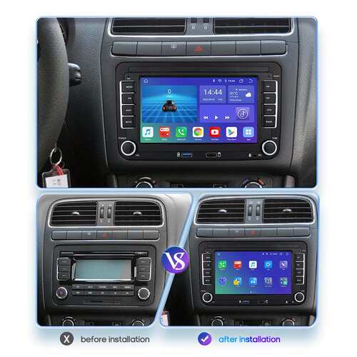 7寸适用大众宝来捷达迈腾朗逸速腾安卓中控大屏车载导航带carplay