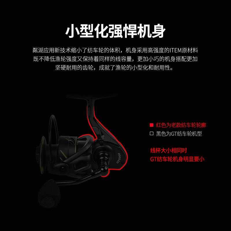池刃金属纺车轮 无间隙鱼线轮渔线轮鱼轮路亚轮矶钓渔轮渔具