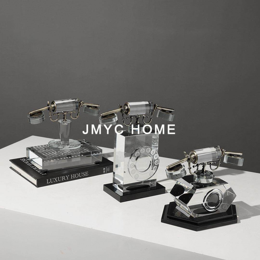 约复古电话机摆样板房居家客RSH厅电视简柜玄关桌面茶几柜装饰件