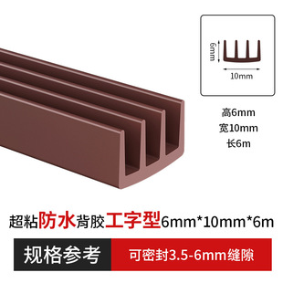 门缝密封条填塞神器大门框隔音静音防盗门入户门防风房门侧边门贴