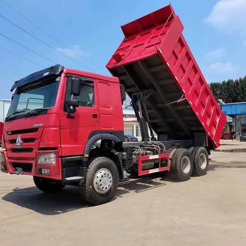 外贸非洲中国重汽豪沃371/375后八轮自卸车HOWO6*4工程运输渣土车