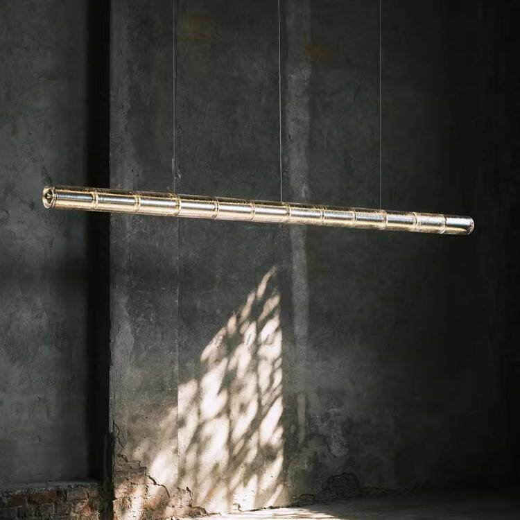 FLOS长条餐厅吊灯设计师创意水晶玻璃现代简约吧台工作室长条灯具