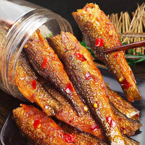 湖南特产东江手撕鱼香辣熏鱼即食鱼干火焙鱼鲫鱼熟食休闲零食小吃