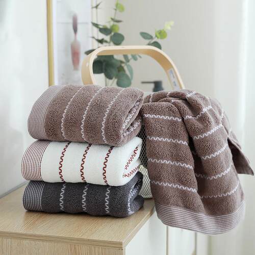 Wholesale large, soft, quick-dry face towels made of 100% co