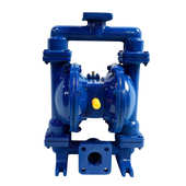 启正泵业厂家供应QBY25 40铸铁气动隔膜泵矿用双向隔膜泵现货批发