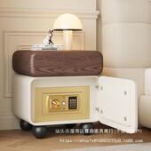 智能床头柜保险箱一体简约现代多功能小型家用卧室保险柜收纳柜