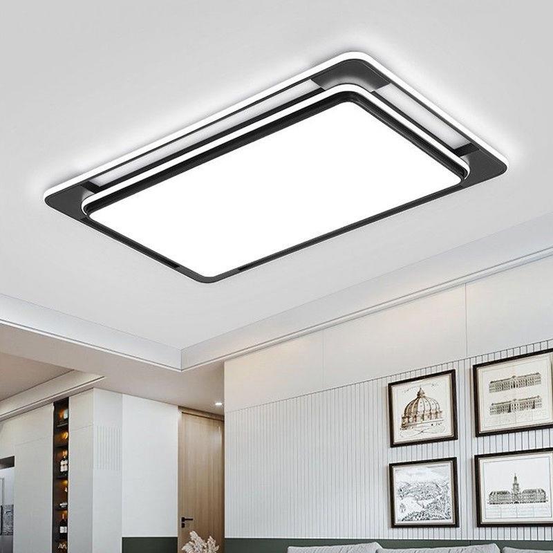 客顶822主灯长厅方形led吸灯5202新款餐厅吊灯风扇灯现代简约家用