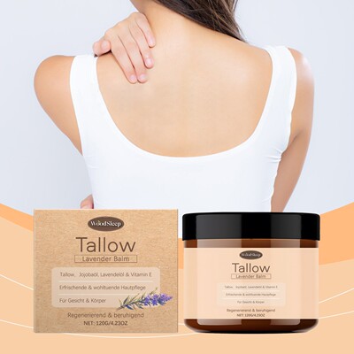 WOODSLEEP Lavender Tallow Moisturizing Cream - Deeply Nouris