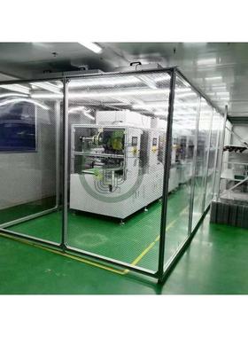 棚简易棚车间车间百级净化洁净ffu无尘无尘净棚洁净无尘化工棚