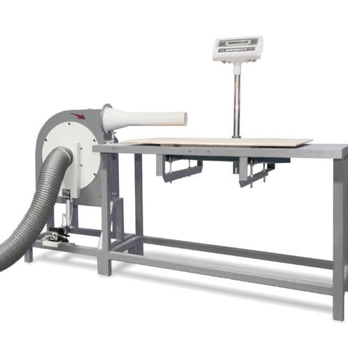 纤维棉充棉机沙发枕头坐垫填充机带称量台称量型羽绒填充机设备