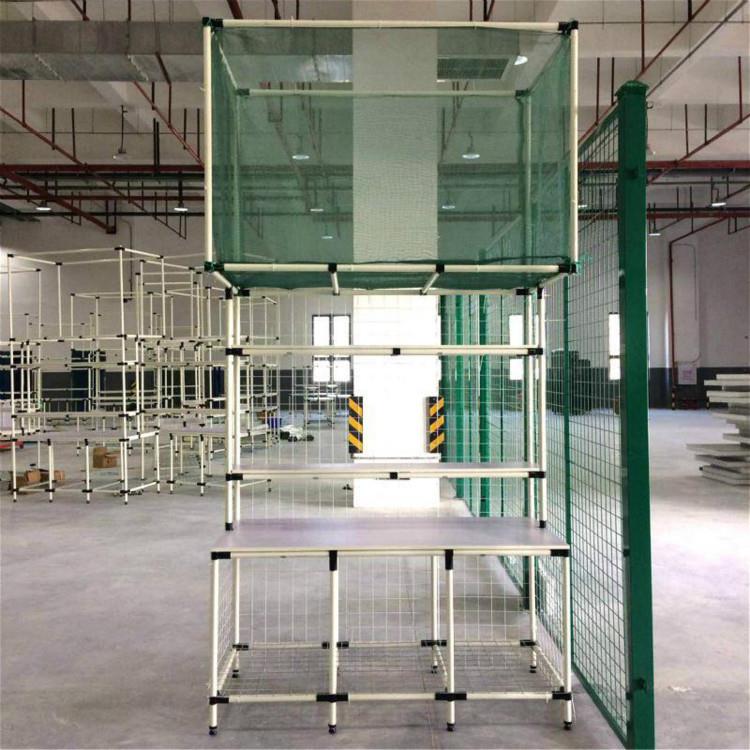 电商包台包工作桌精益管工作台线棒打台仓库发打打包台货SP-DBT1