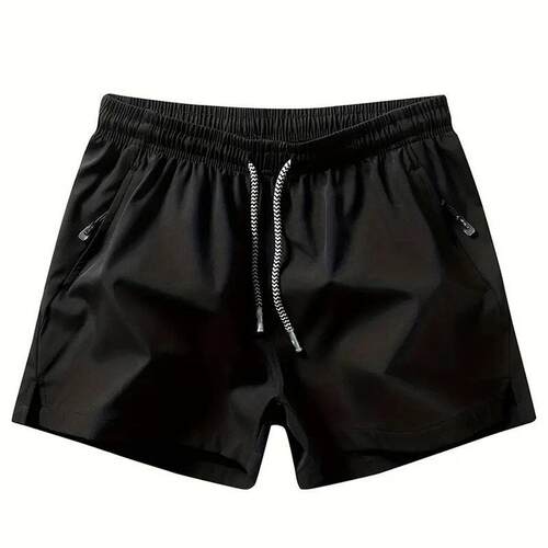 Men's Drawstring Elastic Waist Shorts, suitable for sports