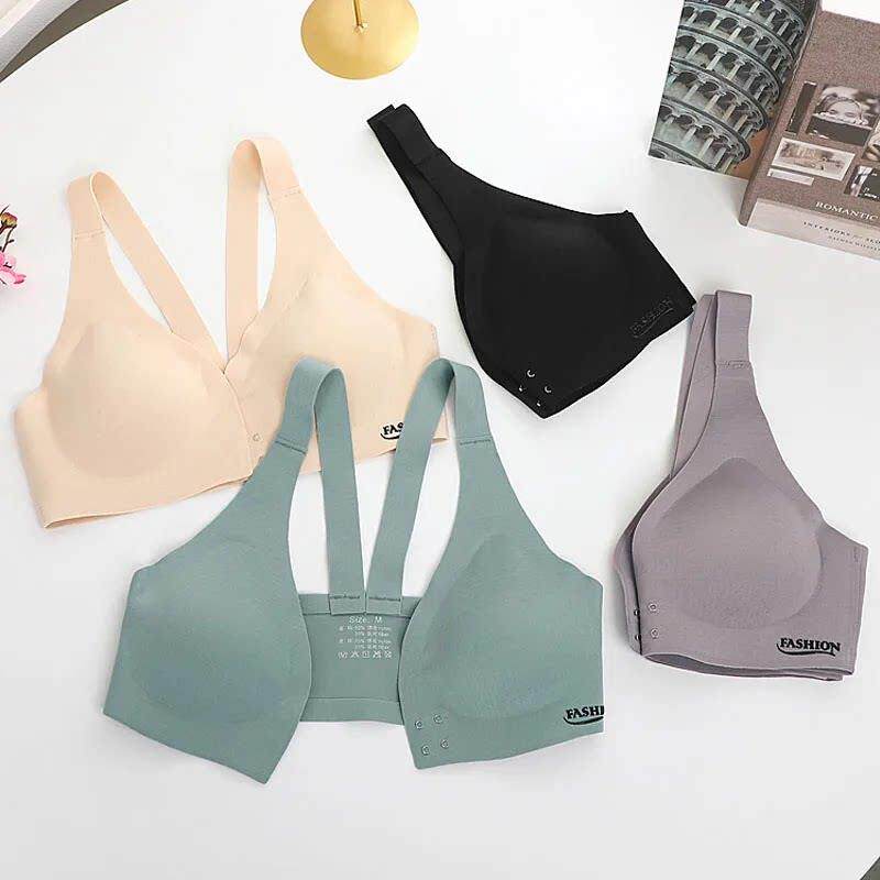 Plus Size Bra Front Buckle Adjustable Underwear Sexy Beautif