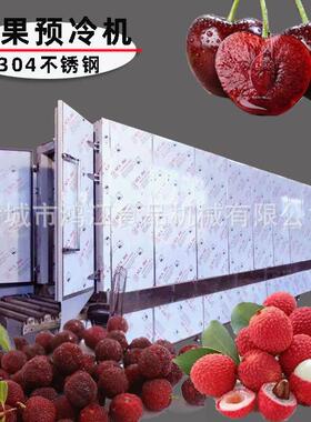 全自动喷淋冷却机 水果冷却设备常温水循环喷洒 蓝莓冷却机大型