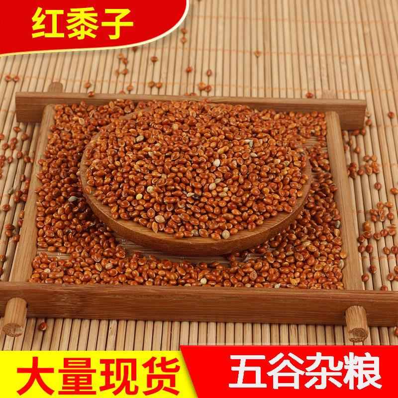 鸟粮农家自产带壳红黍子鸟食谷子枕头填充物黍子红黍子高粱类