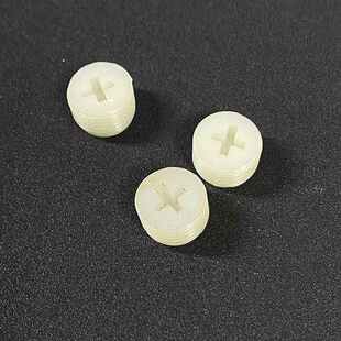 PC塑料机米螺丝紧定透明黑塑胶内十字槽无头螺钉螺丝M7M10批发厂