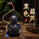 黑葫芦大中小天然葫芦挂饰五帝钱开 口葫芦客厅玄关办公室门口摆