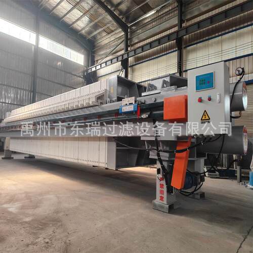 500平1500型固液分离设备液压压紧自动拉板压滤机
