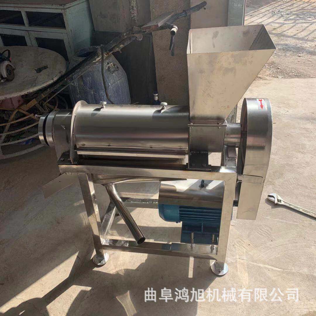 果蔬大型破碎榨汁机 芒果去皮304不锈钢双道打浆机 麦苗桑叶出汁