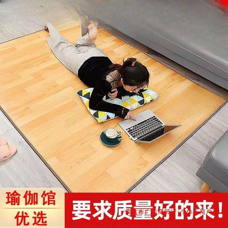 碳晶地暖垫发热家用移动暖脚地热垫客厅石墨烯电加热地垫加热地毯