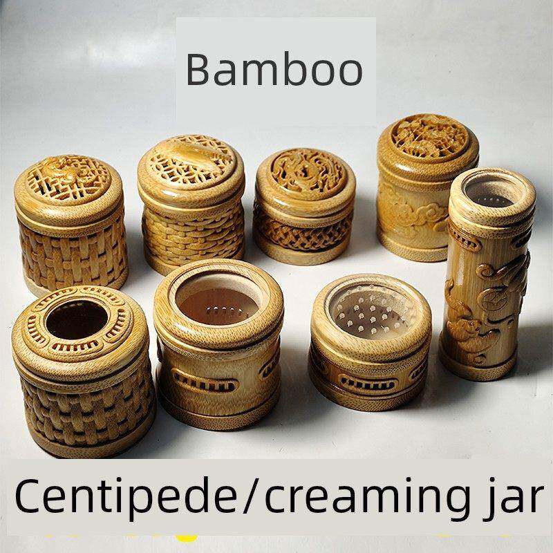 采购产品天然黄精根雕,竹雕,浣熊管,万虫工具,啾啾虫,笼,罐