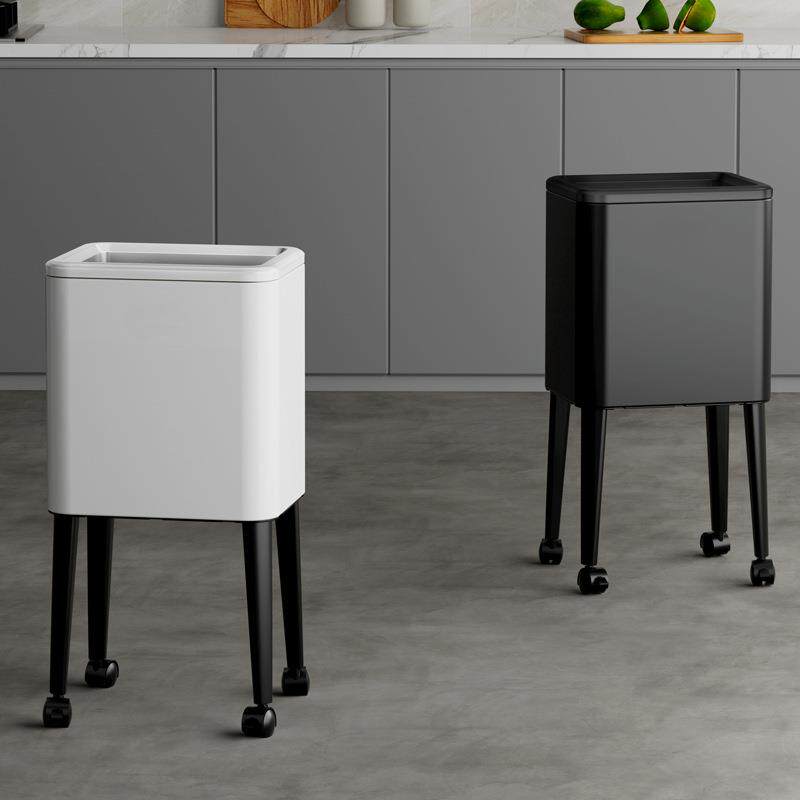 GAOK加高免弯腰无盖垃圾8桶家用厨房808J/885J8/8F765699T868J