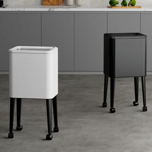 GAOK加高免弯腰无盖垃圾8桶家用厨房808J/885J8/8F765699T868J