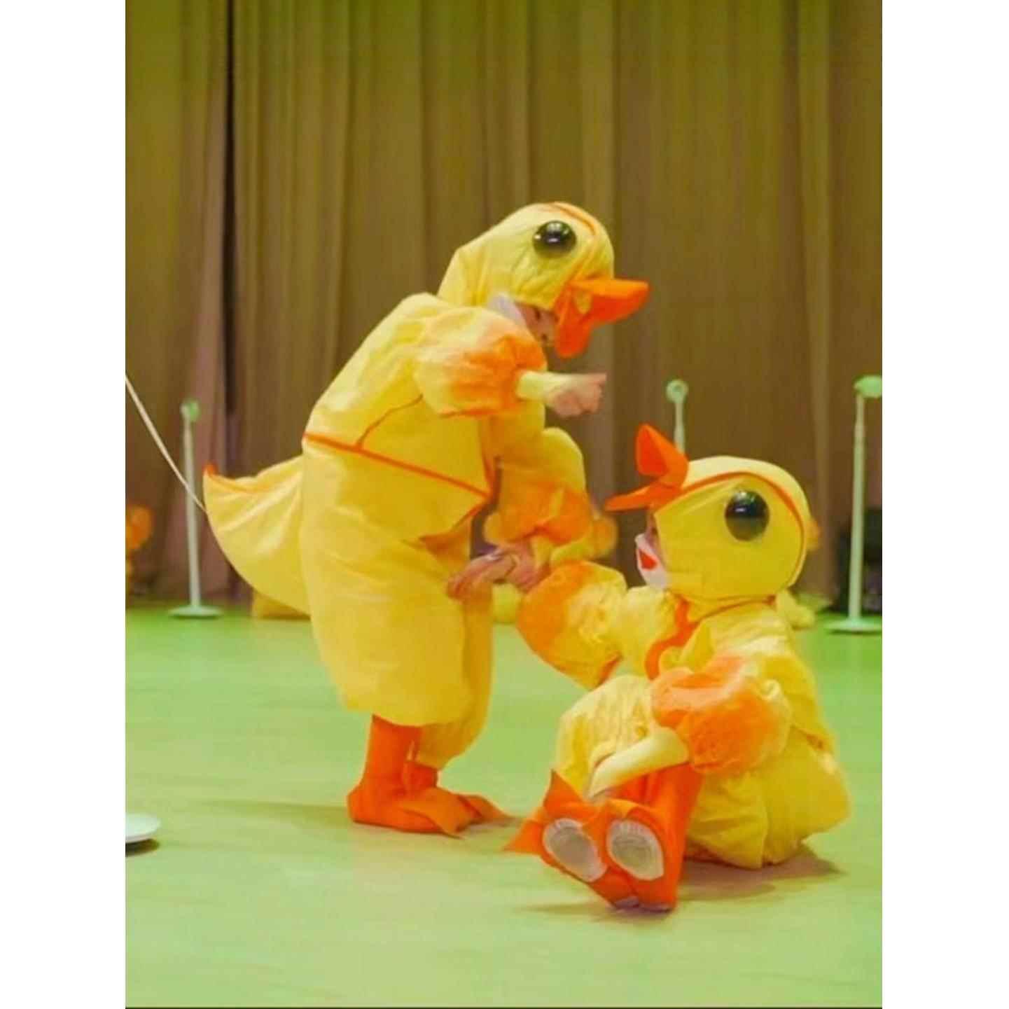 鸭妈妈儿童表演服装小河风格舞蹈服装妈妈妈妈服装童装儿童节幼儿