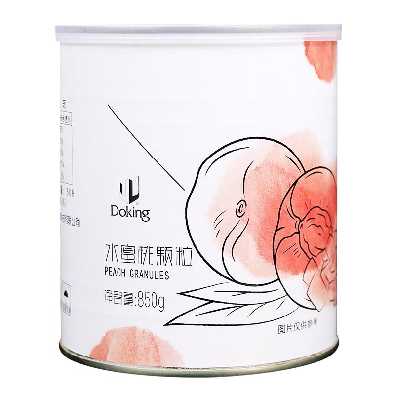 水蜜桃果酱果粒罐头 果肉颗粒 烘焙蛋糕奶茶店原料 白桃颗粒