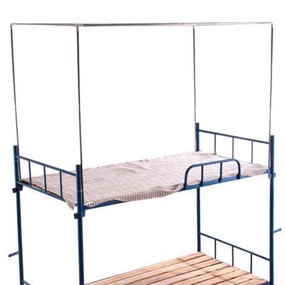 生女寝室宿舍床上帘支架铺粗带下铺加遮光LZD5047不锈学钢蚊帐架