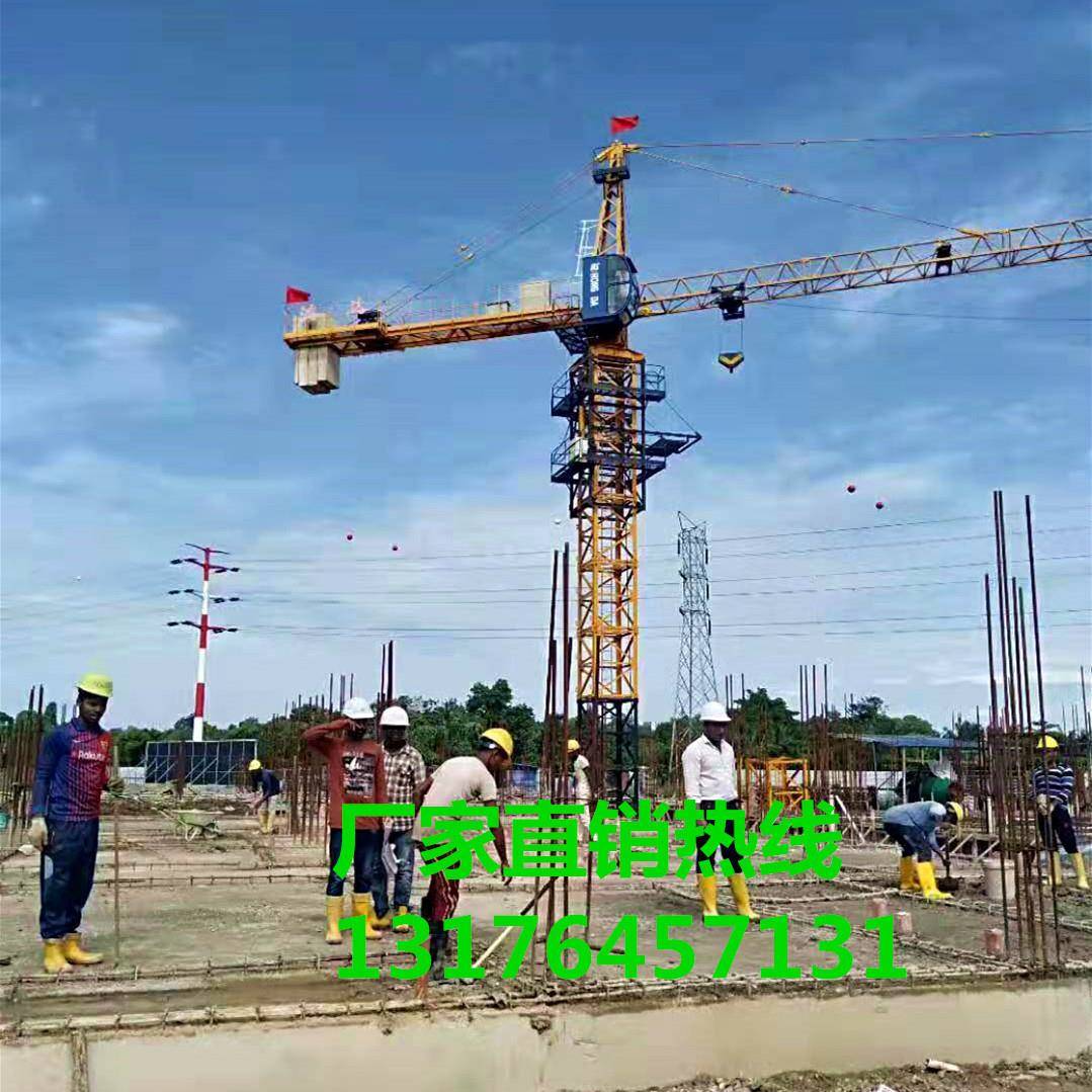 销售小型塔吊农用塔吊小塔机建标BDB吨塔机塔机准节小型塔机