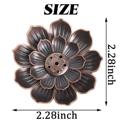 Incense Holder for Sticks,Incense Burner, Lotus Detachable A