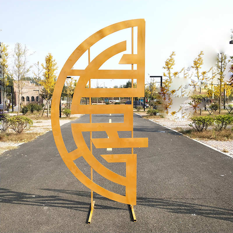 新款婚庆道具中式铁艺弥香屏风雕花背景婚礼舞台装饰摆件同心圆