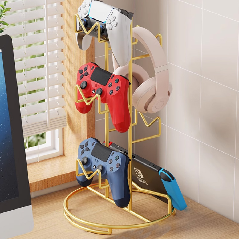 桌面摆件ps4手机通用xbox挂架switch展示架子ps5游戏手柄收纳支架
