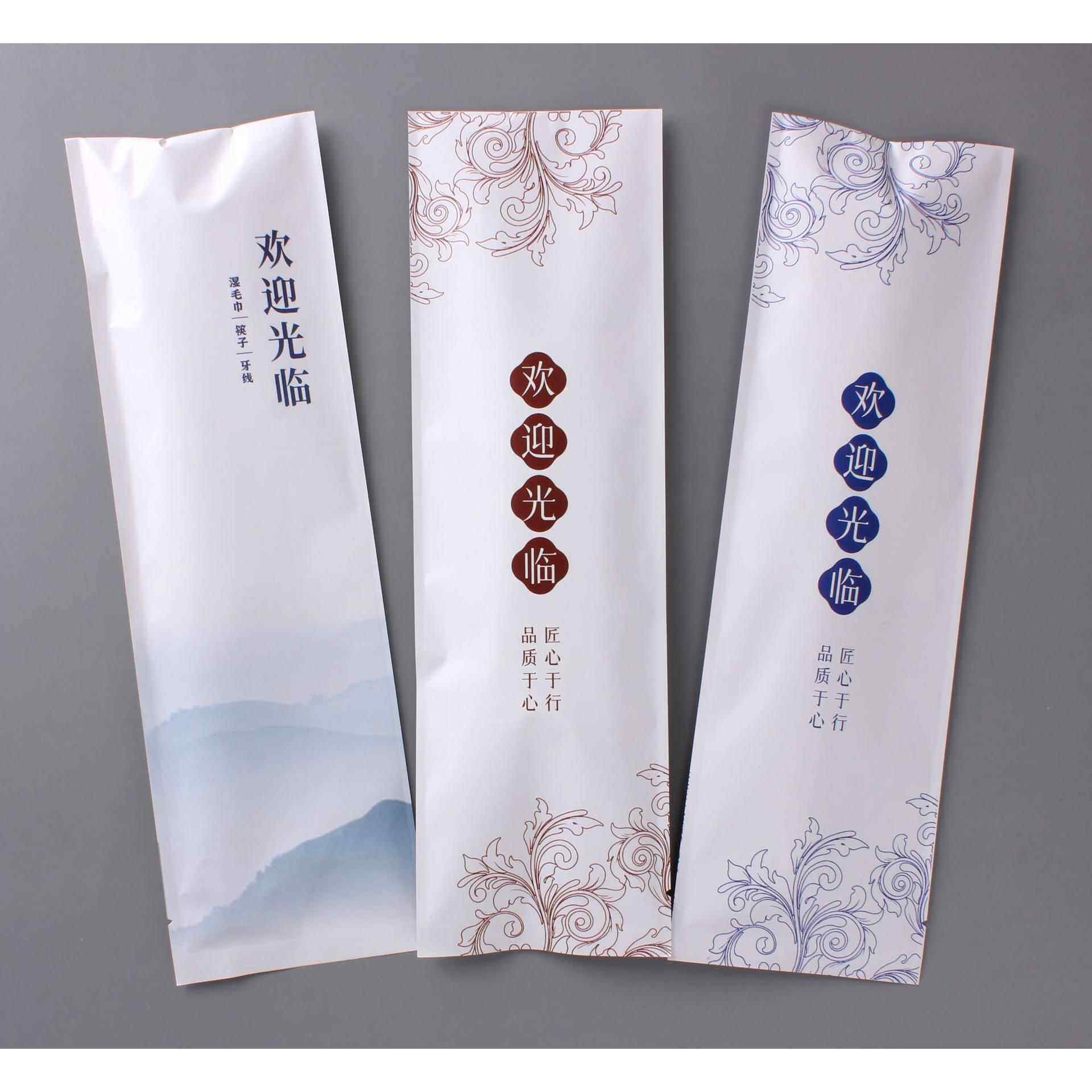 一次性筷子三件套饭店家用商用筷子湿毛巾牙线一百套(双)/件