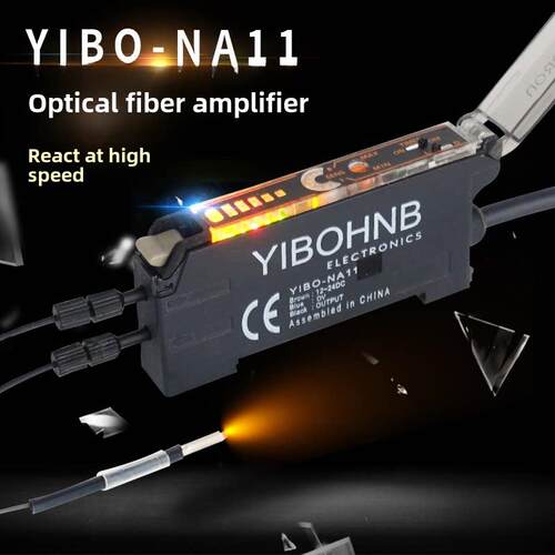 光纤放大器光纤传感器Yibo-Na11通束漫反射传感器光电开关E3X-Na1