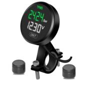 摩托车胎压机车电动车胎压监测器可充电胎压防水无线胎压TPMS